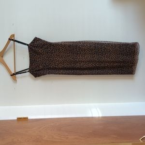 Animal print Y2K Midi Dress